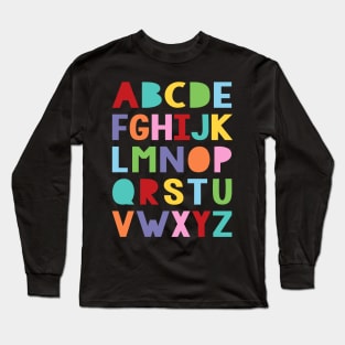 Colourful alphabet Long Sleeve T-Shirt